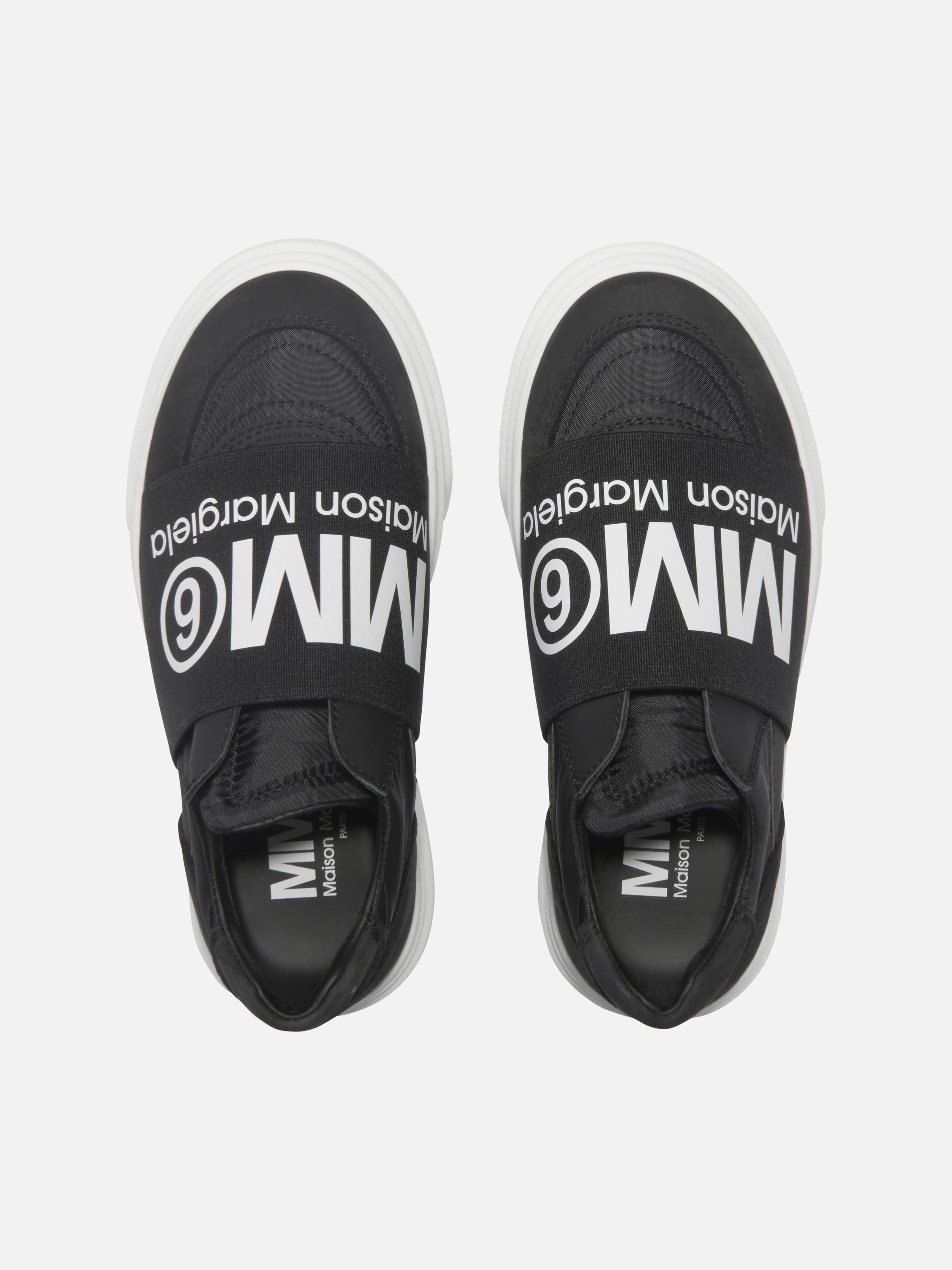 Simple, Stylish, Yours MM6 Maison Margiela Unisex Logo Slip On Trainers New Season Drop