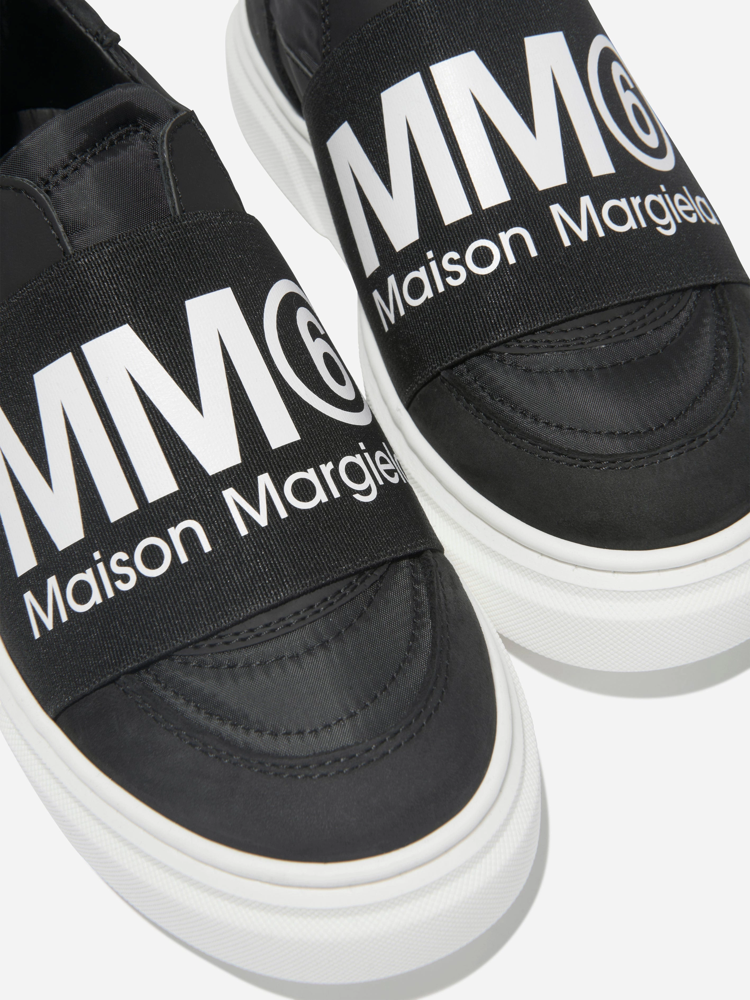 Adaptable For Any Setting MM6 Maison Margiela Unisex Logo Slip On Trainers Discover New Arrivals