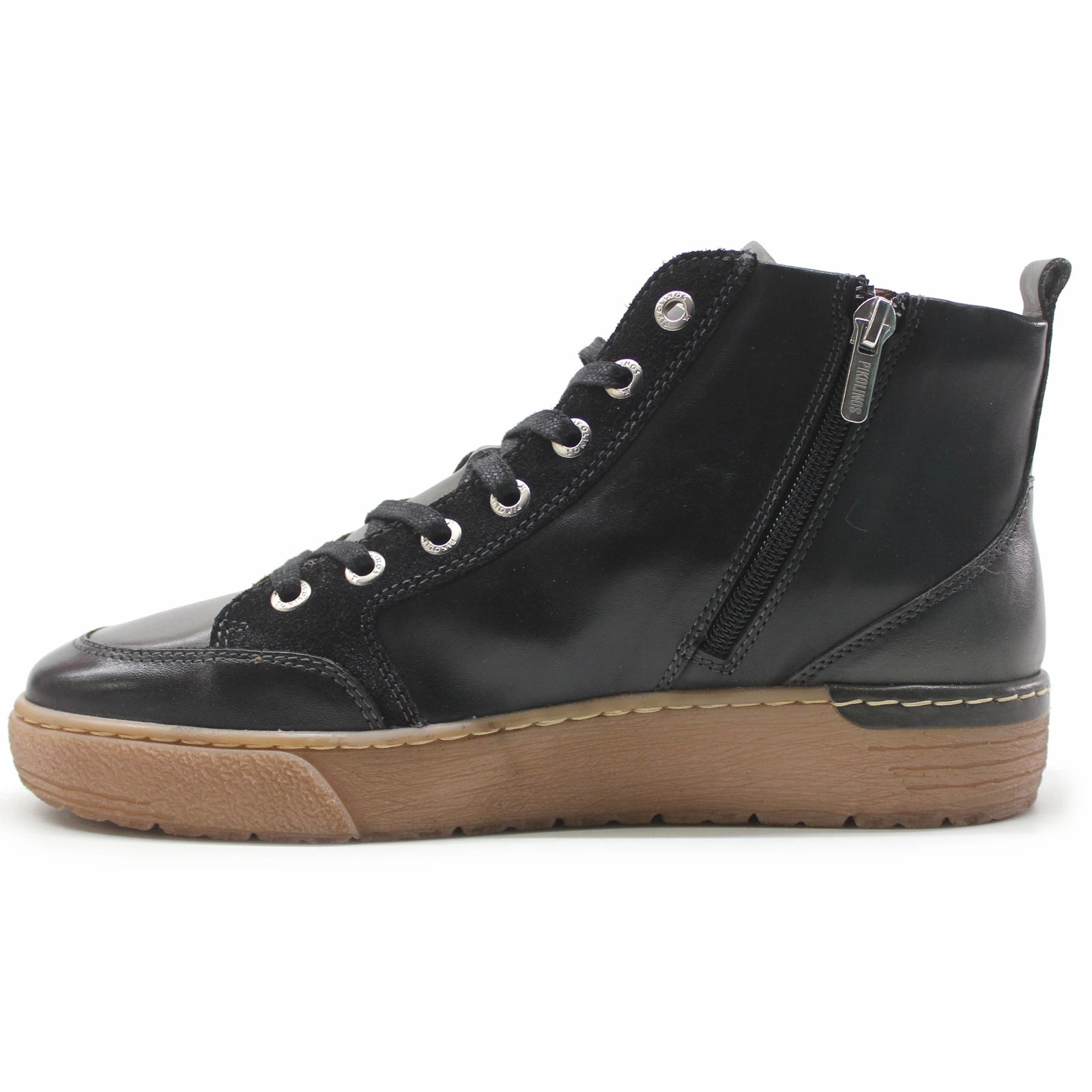 Pikolinos Vitoria W0T Leather Women's Comfort Black Trainers Wear It Anywhere