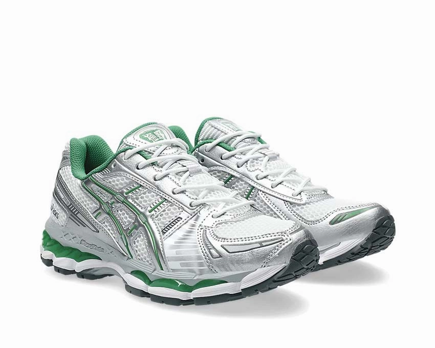 Collapsible, Canvas Crossbody Bag For Travel Asics Gel Kayano 12.1 "Silver Green"