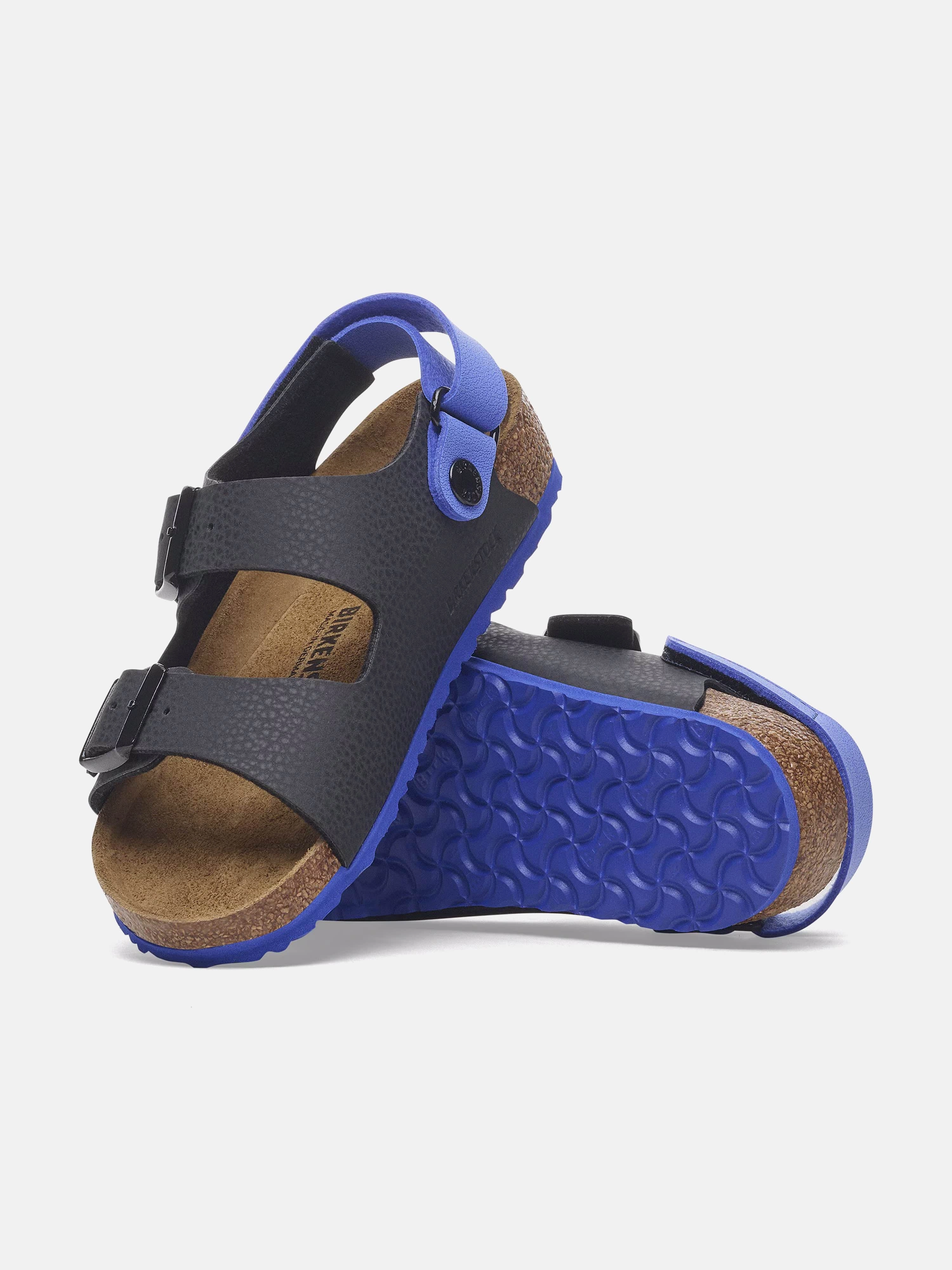 Cork BIRKENSTOCK Boys Milano AS Sandals in Black