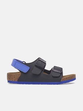 Magnetic Closure, Effortless Elegance Unique Design BIRKENSTOCK Boys Milano AS Sandals in Black Online exclusive