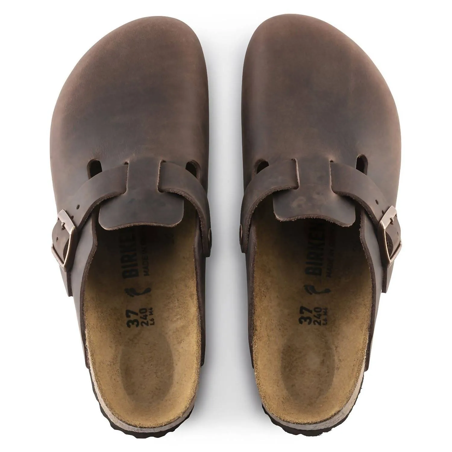 Unisex Boston Soft Footbed Sandal - Narrow In Habana Oil Leather