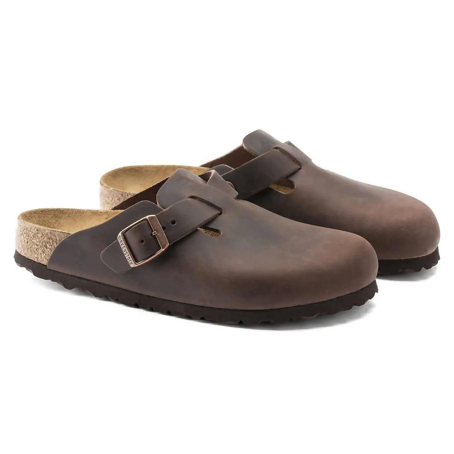 Unisex Boston Soft Footbed Sandal - Narrow In Habana Oil Leather