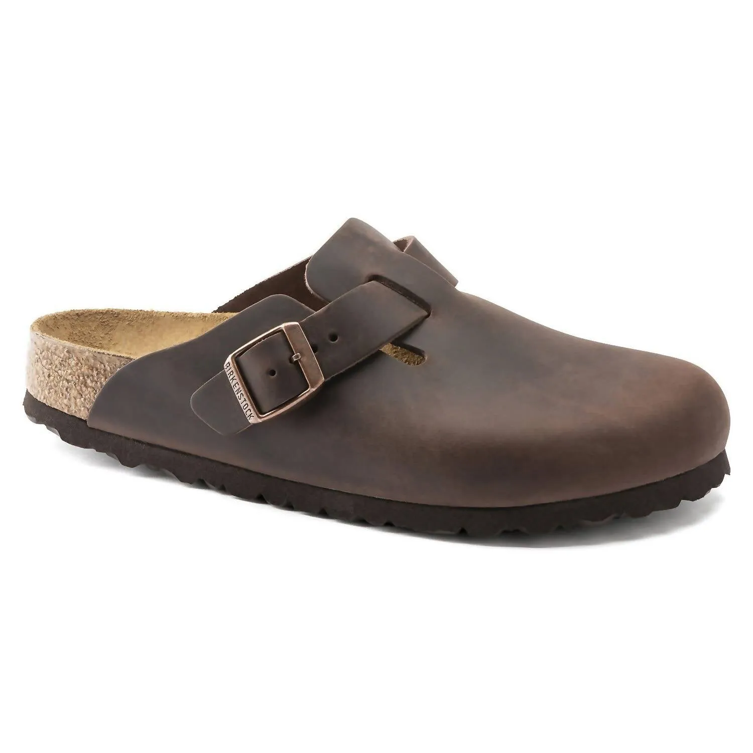 Unisex Boston Soft Footbed Sandal - Narrow In Habana Oil Leather