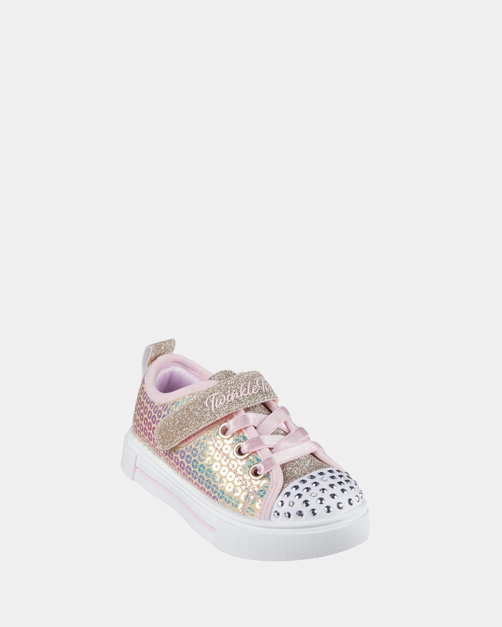 Shop The Look Twinkle Toes Sparks Sequin Party Infant Gold/Pink Functional