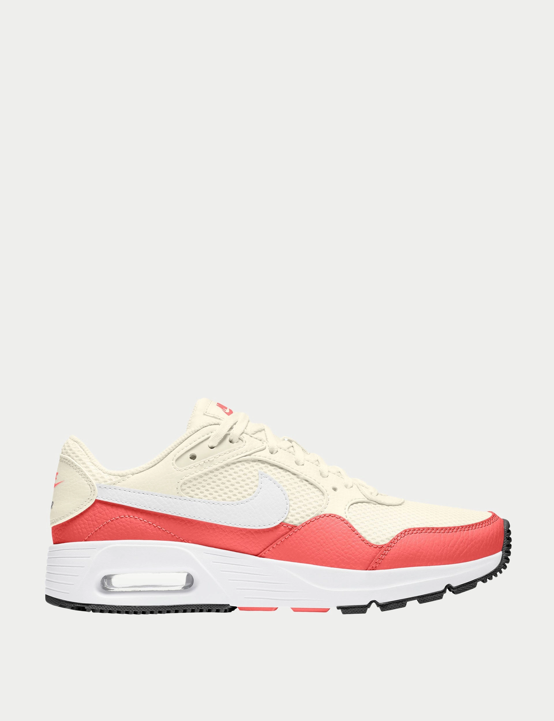 Universal fit discount Air Max SC Shoes - Sail/White/Magic Ember/Black Satin Transparent Pvc, Textile