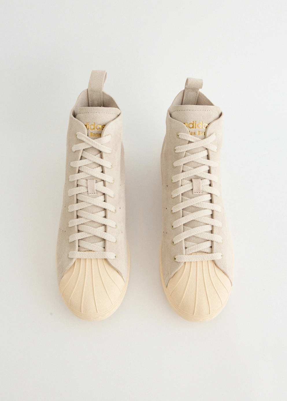 Smart & Affordable x Wales Bonner Superstar Hi 'Mist Stone' Sneakers