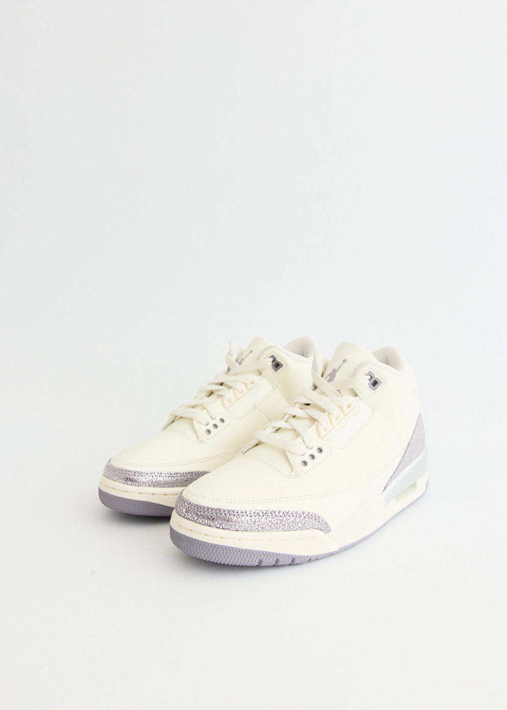 Your Daily Essential Women's Air Jordan 3 Retro 'Sail Cement Grey' Sneakers Tailored Just For You
