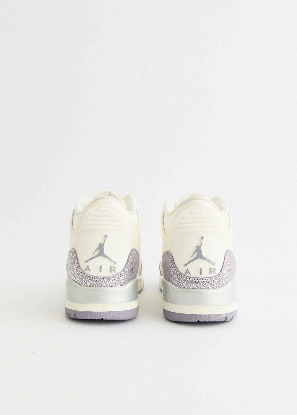Popular Choice Women's Air Jordan 3 Retro 'Sail Cement Grey' Sneakers