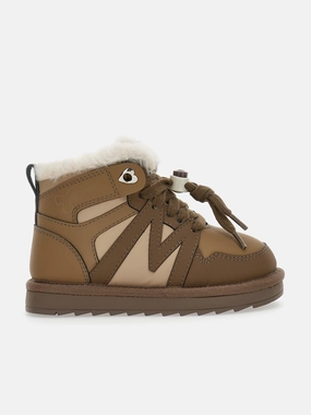 Value-added service Girls Logo Lace Up Boots in Brown Money-back guarantee Minimalist, Denim Messenger Bag, Top-Rated Product