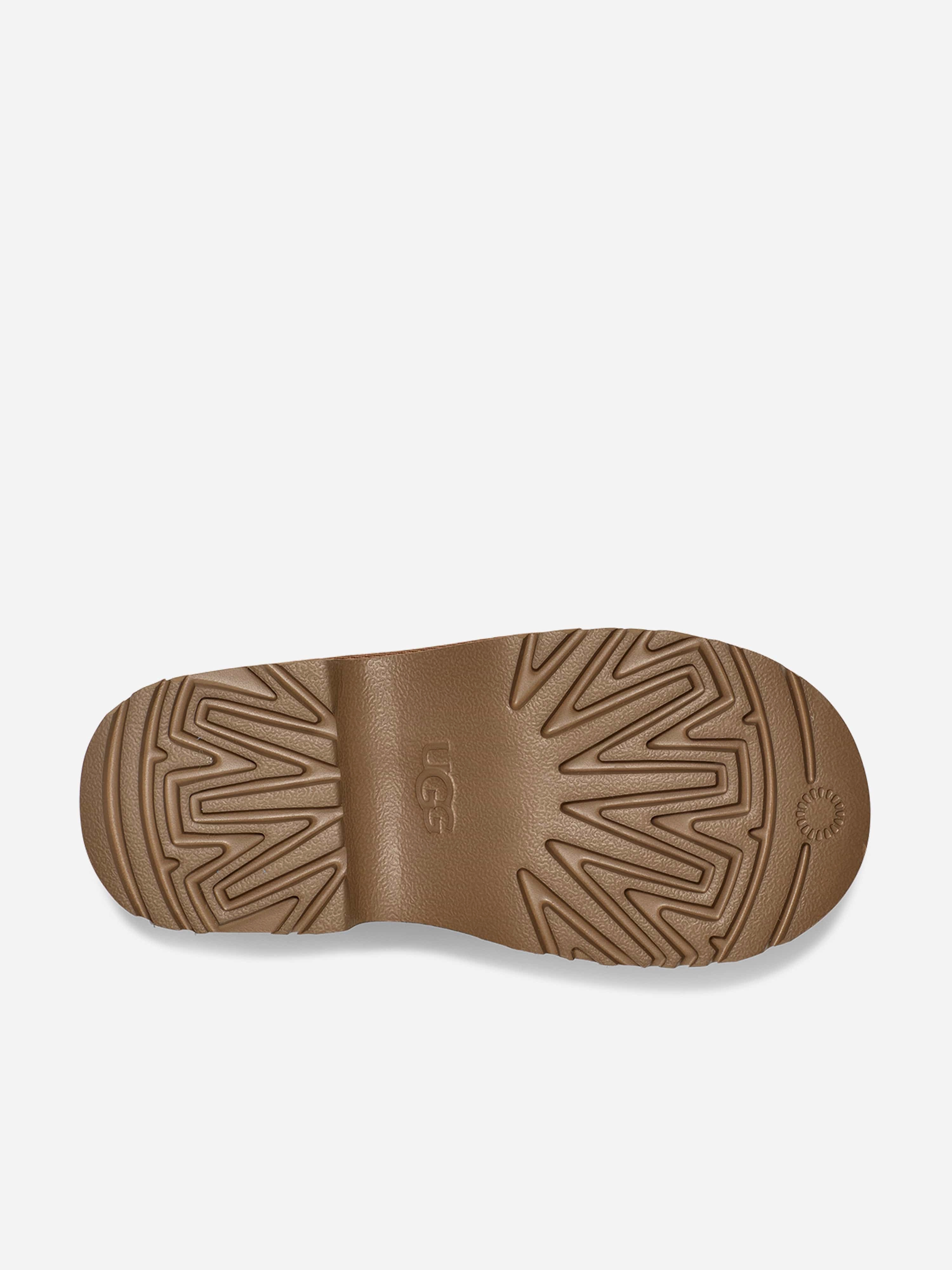 Outfit For The Weekend UGG Girls Classic Ultra Mini New Heights Boots in Brown Everyday