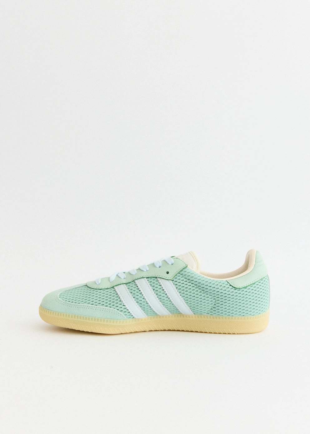 Cute Samba OG Tech 'Hazy Green' Sneakers Rfid Blocking
