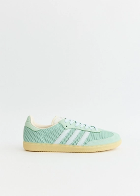 Value for money Samba OG Tech 'Hazy Green' Sneakers Original Design Must-Have Item, White Canvas Tote Bag, Your Daily Essential
