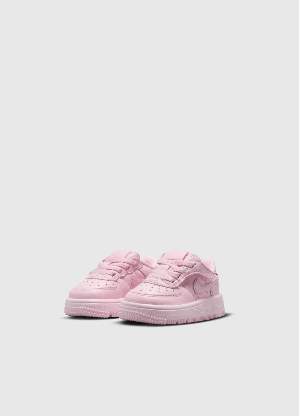 Chic, Kids Cartoon Backpack x NOCTA Air Force 1 Low 'Pink Foam' EasyOn Sneakers (TD)