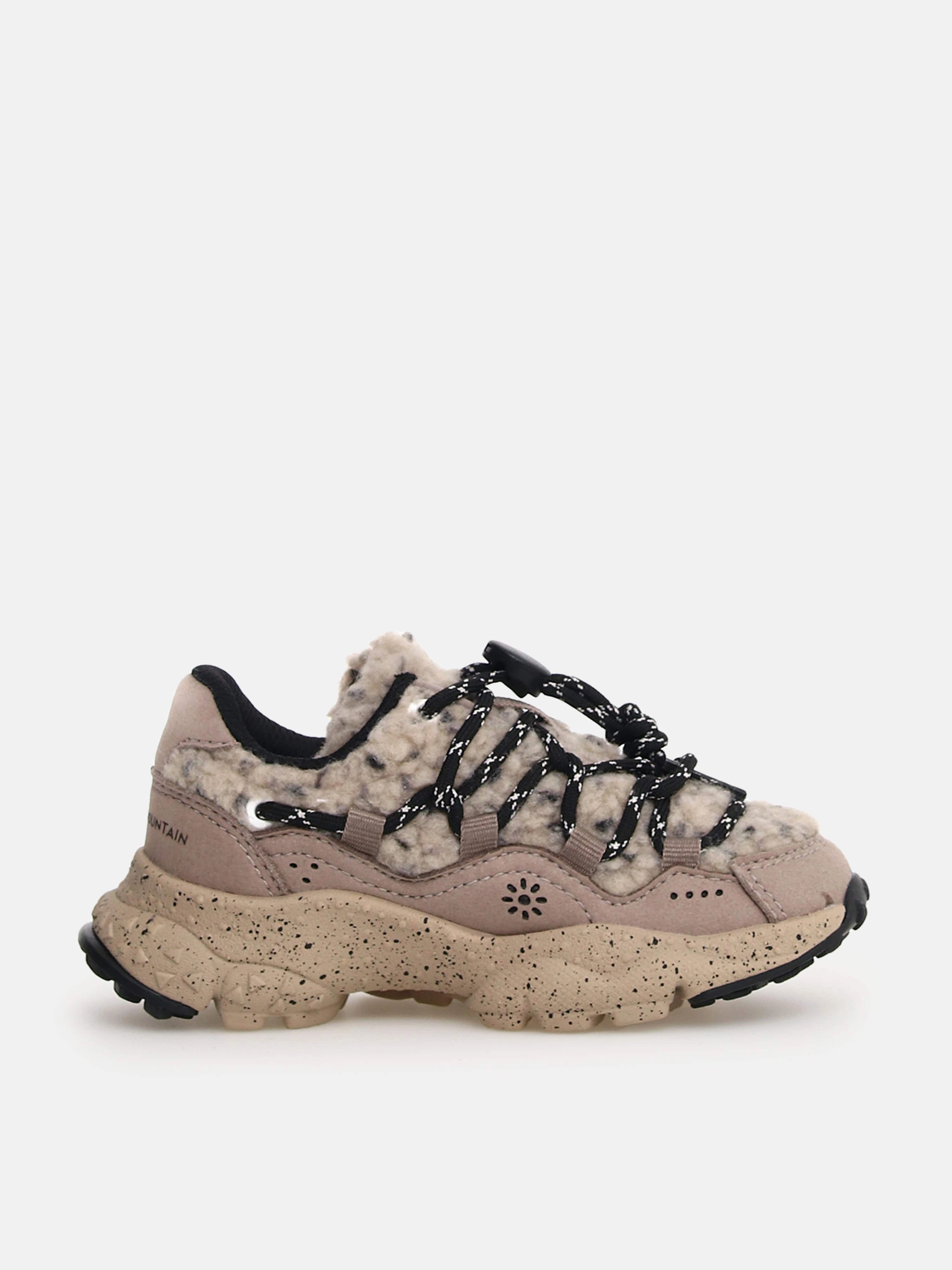 For City Or Trail Flower Mountain Kids Raikiri Trainers in Beige