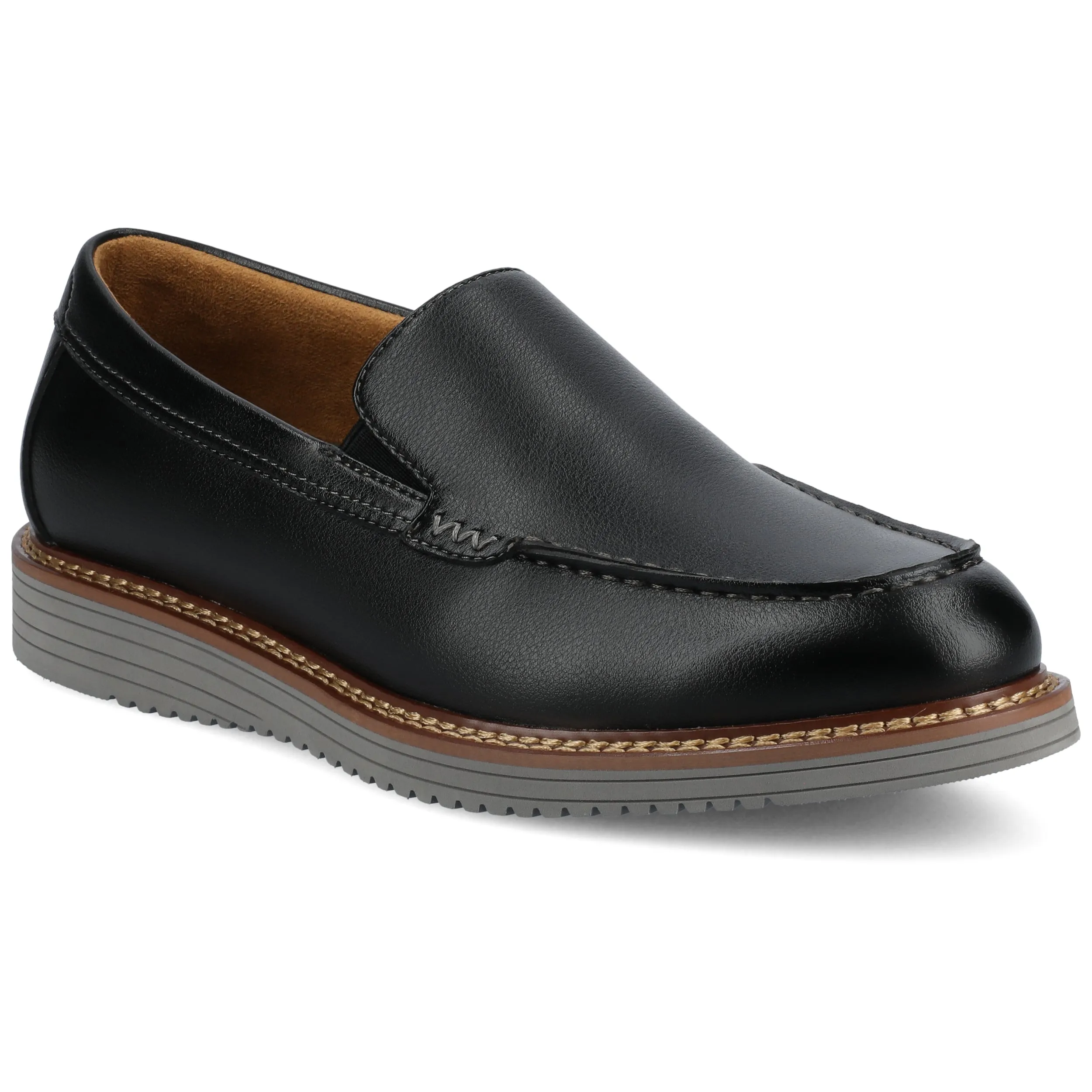 Vance Mens Oneal Medium and Wide Width Slip-on Hybrid Casual Venetian Loafer Dress Shoe