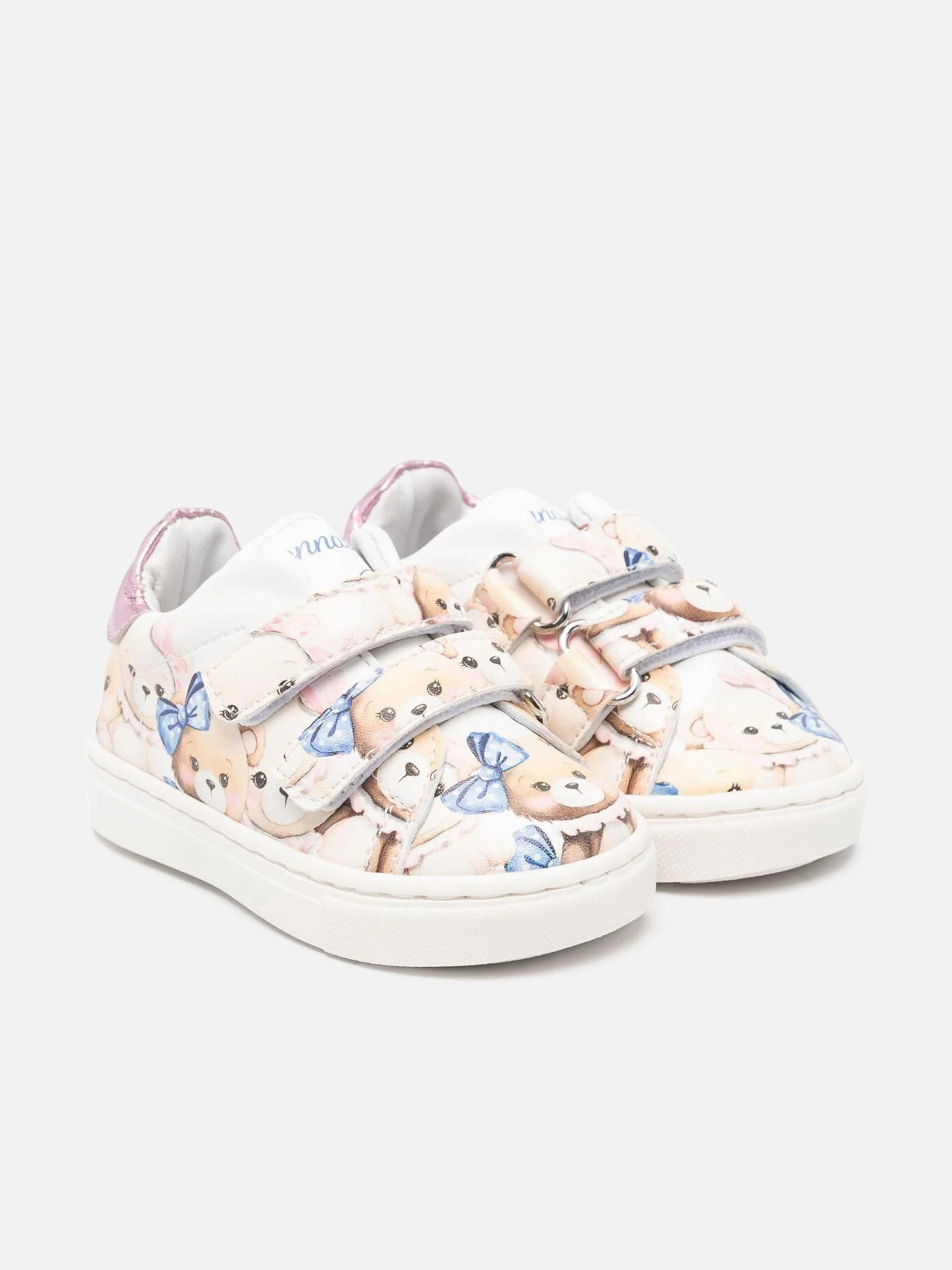 Fast Selling Item, Secure Pocket, Vegan Leather Shoulder Bag Monnalisa Girls Teddy Bear Trainers in Multicolour