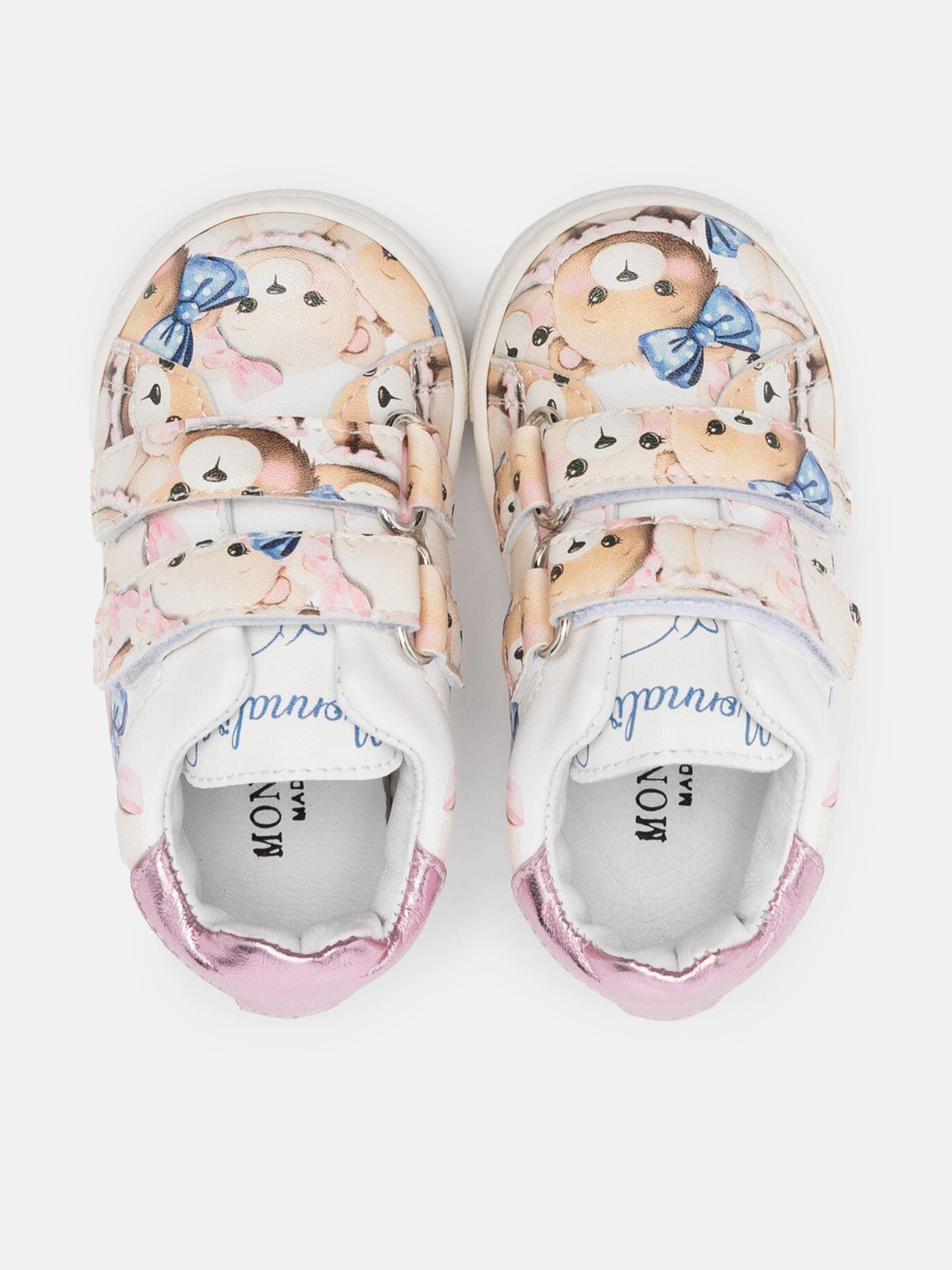 Best Deal Online Monnalisa Girls Teddy Bear Trainers in Multicolour Formal