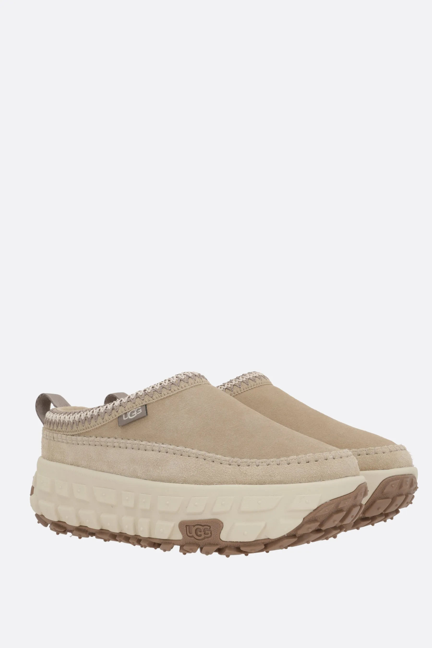 Venture Daze flatform slippers in suede