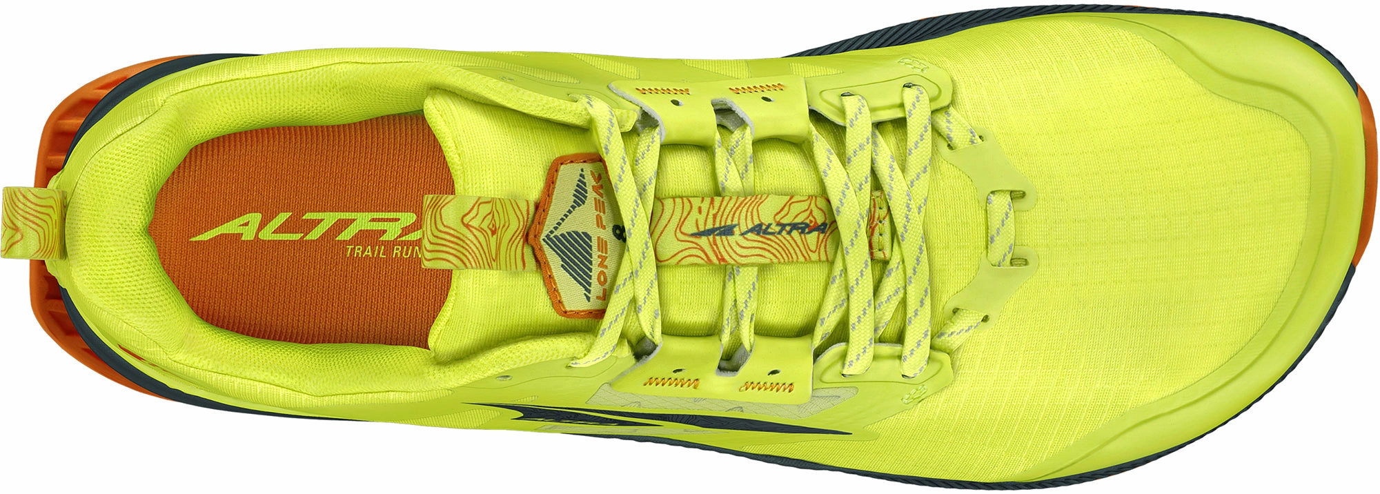 Ultra-Soft Texture Altra Lone Peak 8 Mens Trail Running Shoes - Yellow