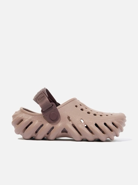 Everyday Viral on Social Media Crocs Kids Echo Clog in Brown Return Buyer Offer Must-Have Item