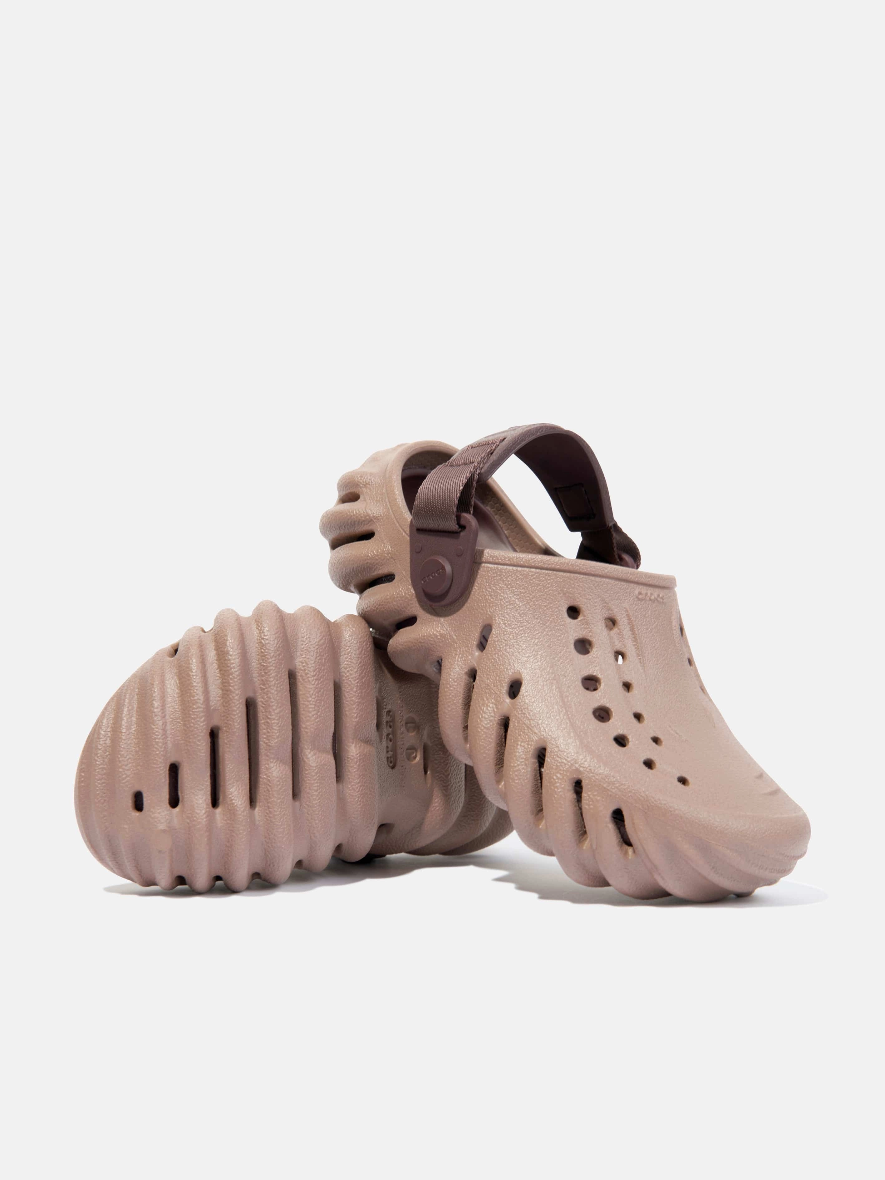 Smart & Affordable Crocs Kids Echo Clog in Brown Lightweight Design