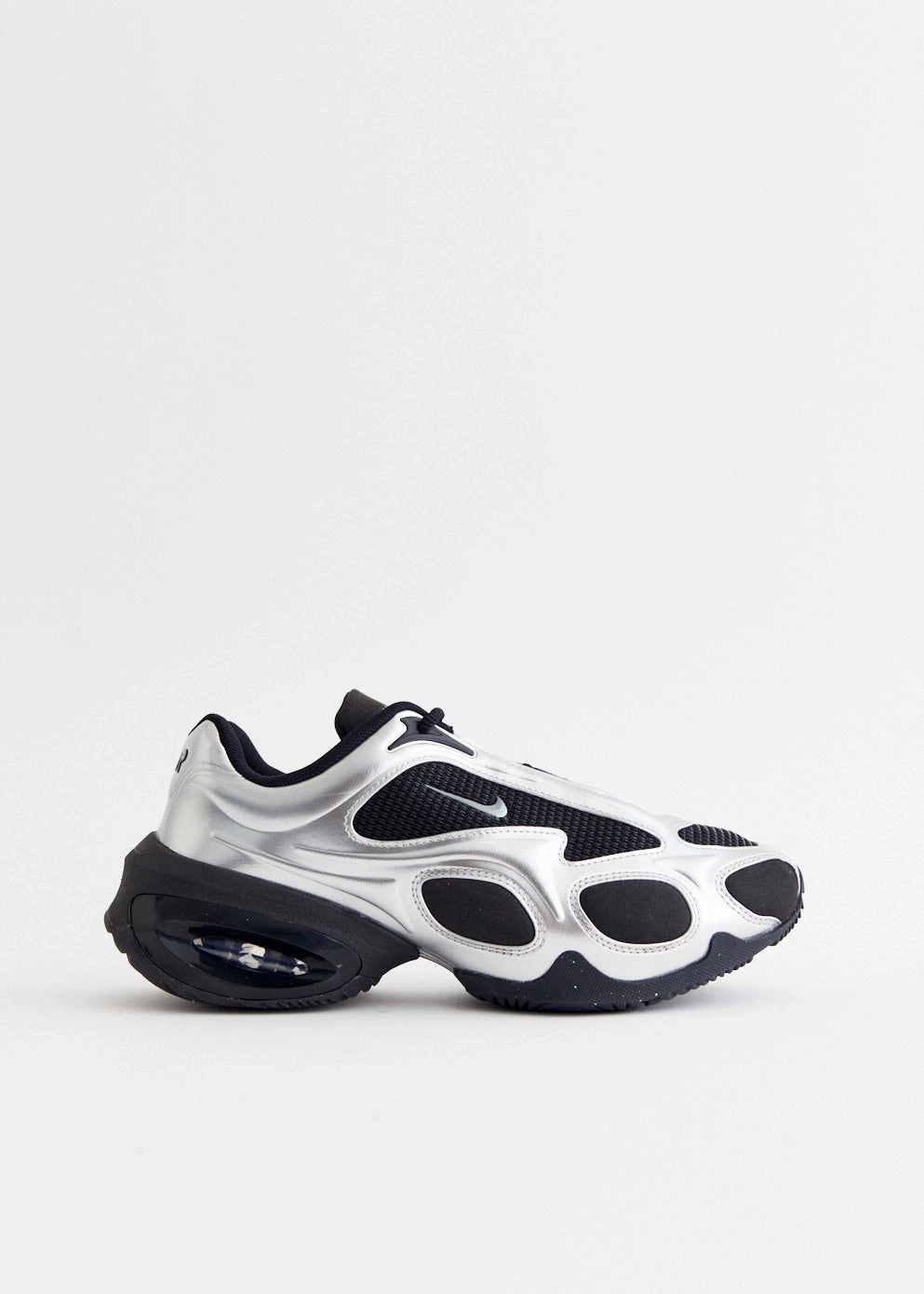Quick Access Pocket, Fast & Secure Checkout Tradition-reinventing special Women's Air Max Muse 'Black Metallic Silver' Sneakers Flash discount