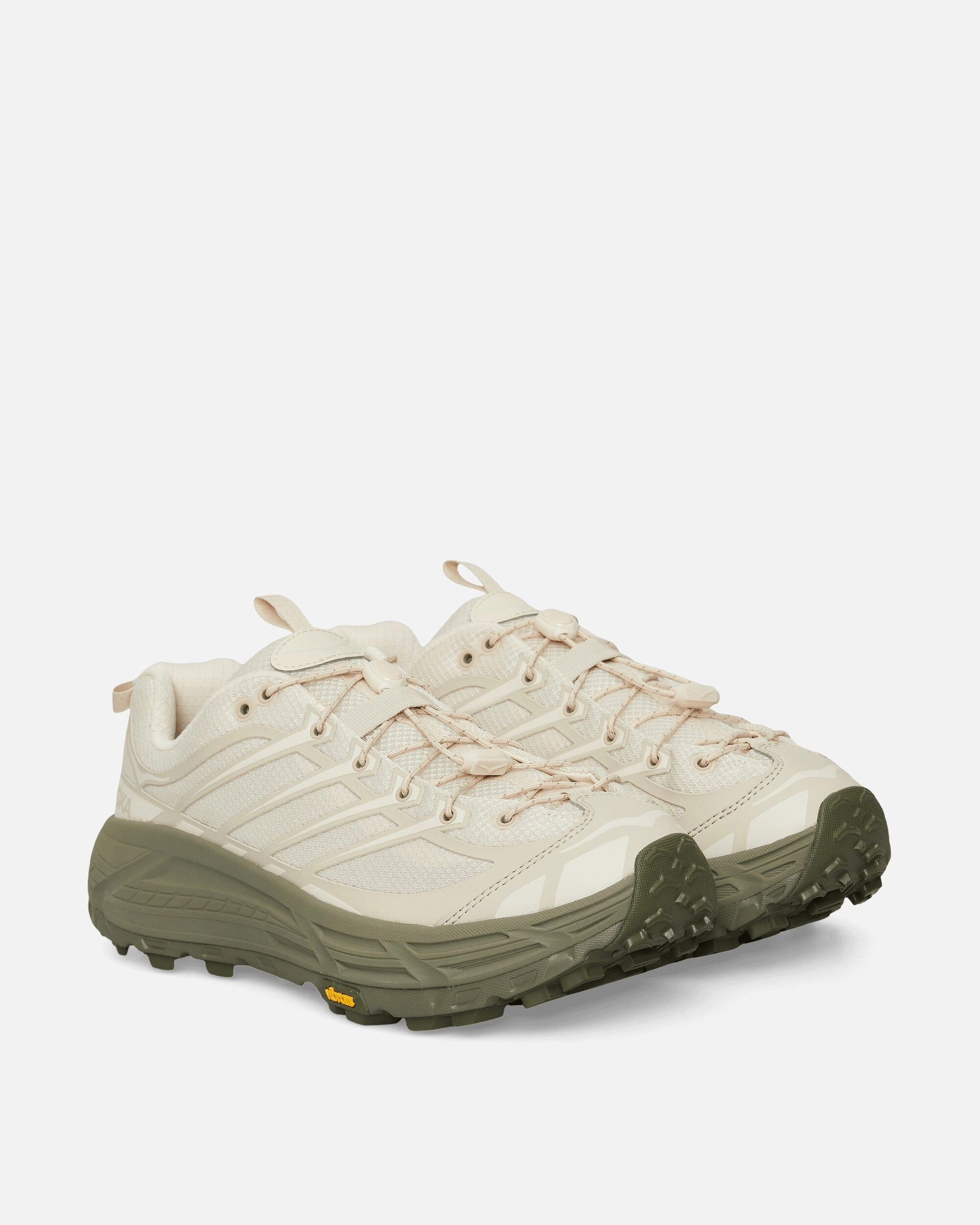 Mafate Three2 Sneakers Oat Milk / Eucalyptus Brown Leather Duffel