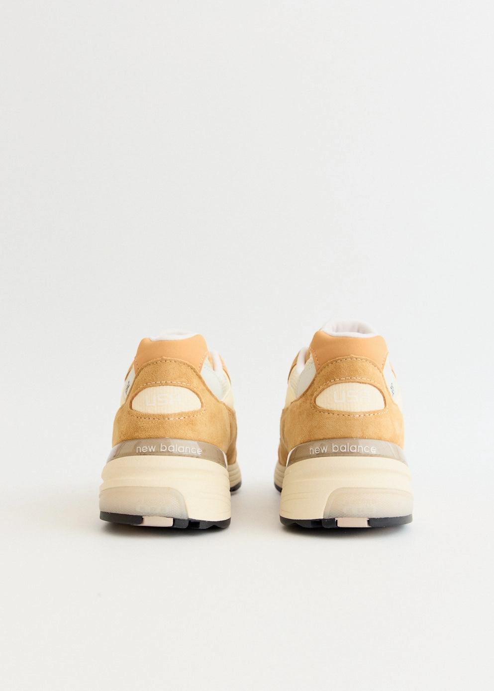 MADE in USA 992 'Sweet Caramel' Sneakers Raffia Woven Summer Bag