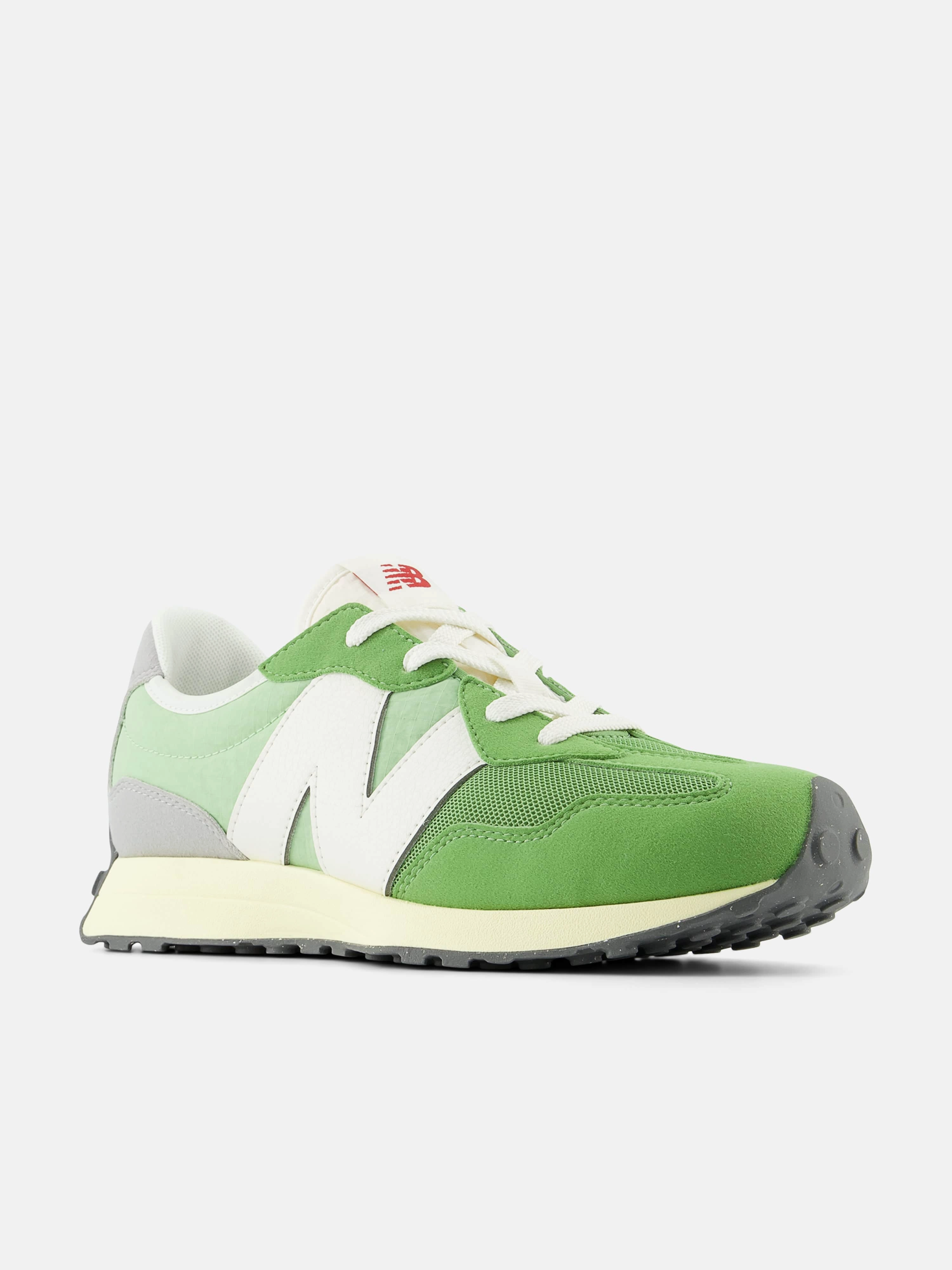 New Balance Kids 327 Trainers in Green Optimized For Daily Use, Bucket Bag For Summer Outings