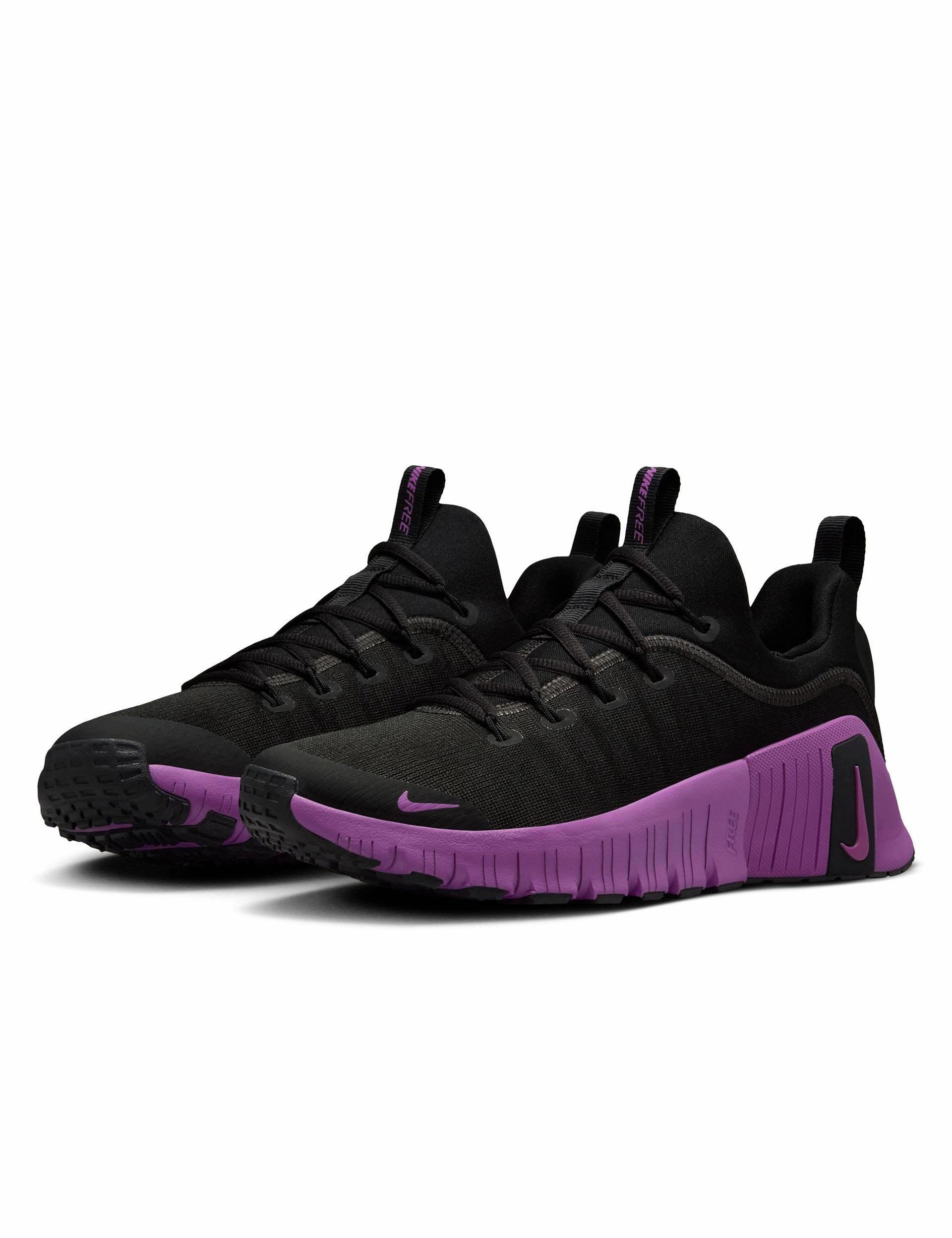 A Better Way To Shop, Hurry Before It Sells, Leather Free Metcon 6 Shoes - Black/Vivid Purple