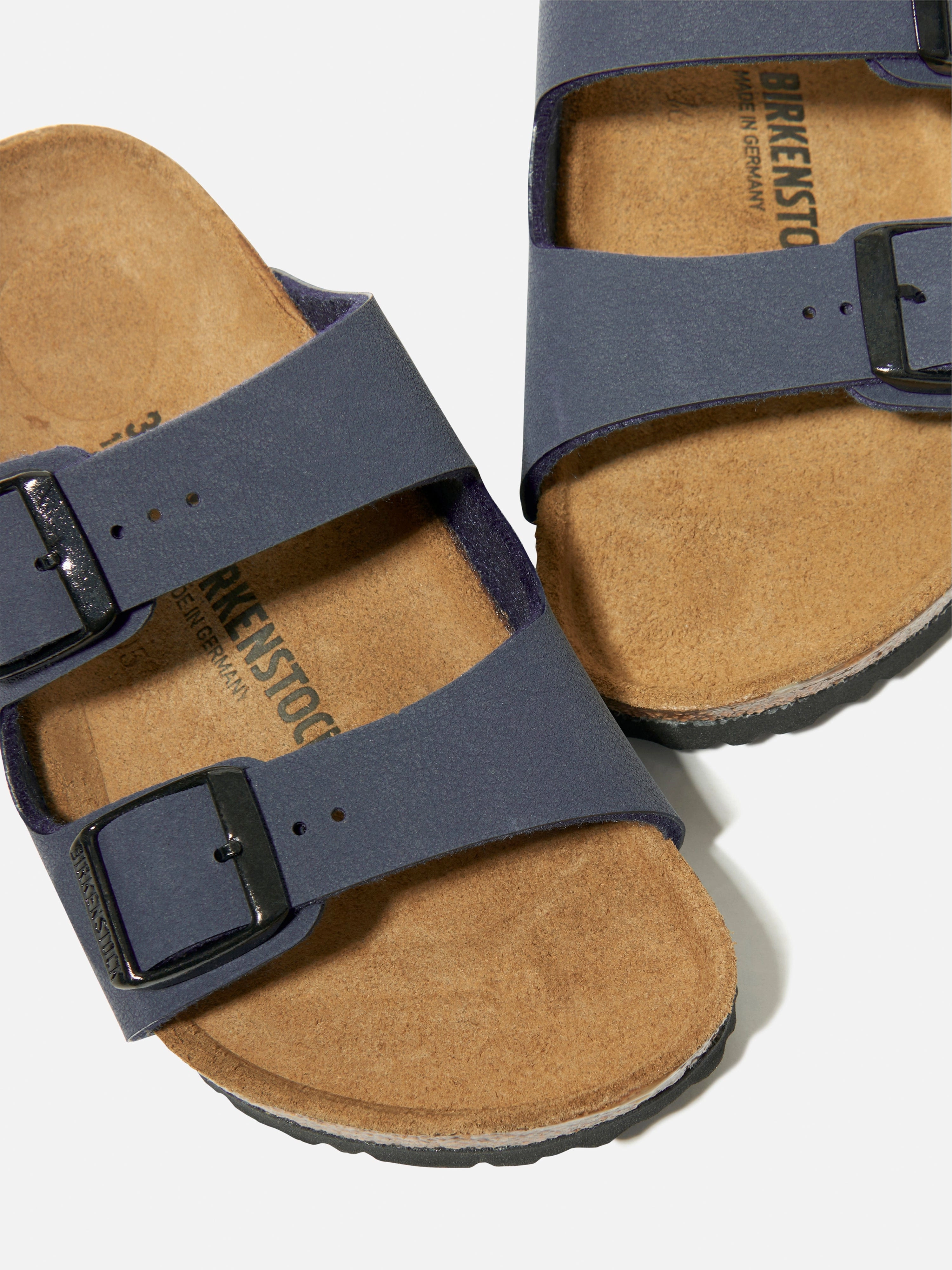 Strap Pad BIRKENSTOCK Boys Arizona Sandals in Navy