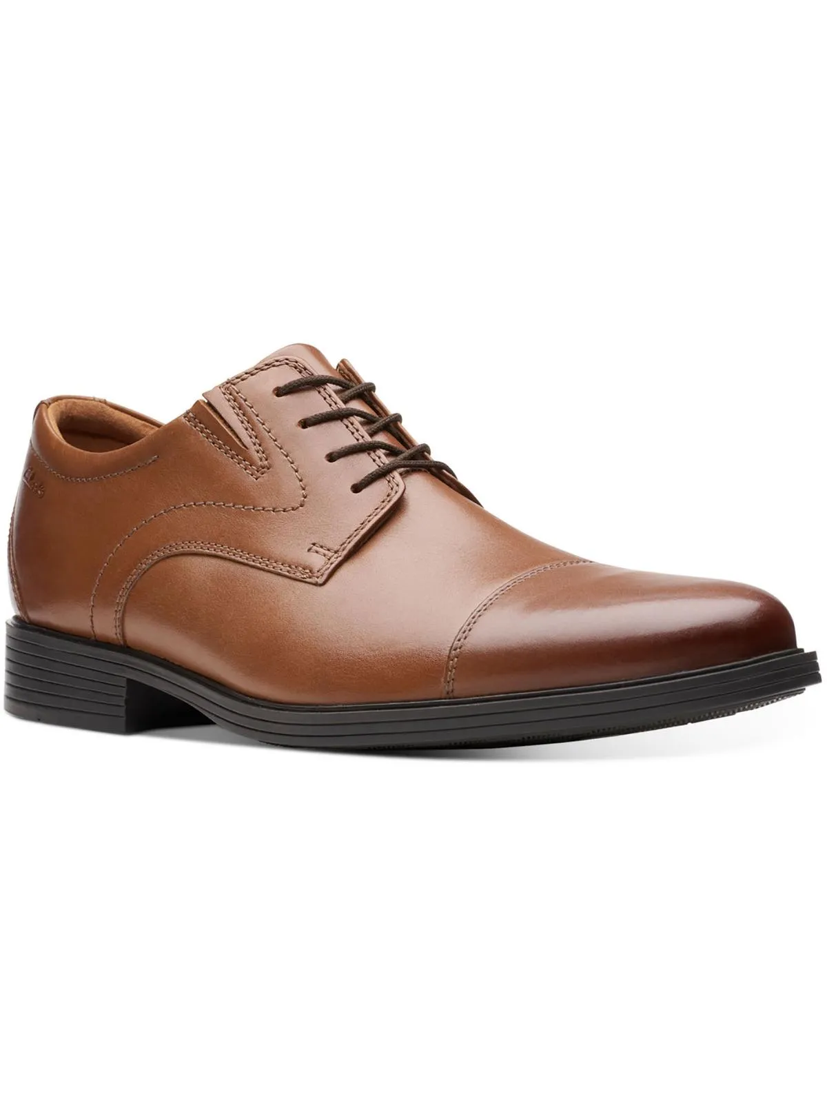 Whiddon Cap Mens Leather Round Toe Oxfords