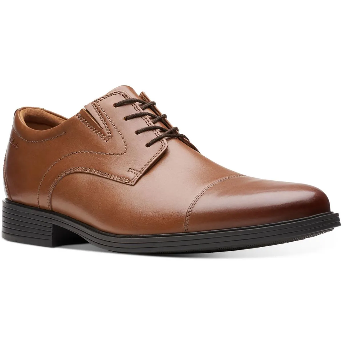 Whiddon Cap Mens Leather Round Toe Oxfords