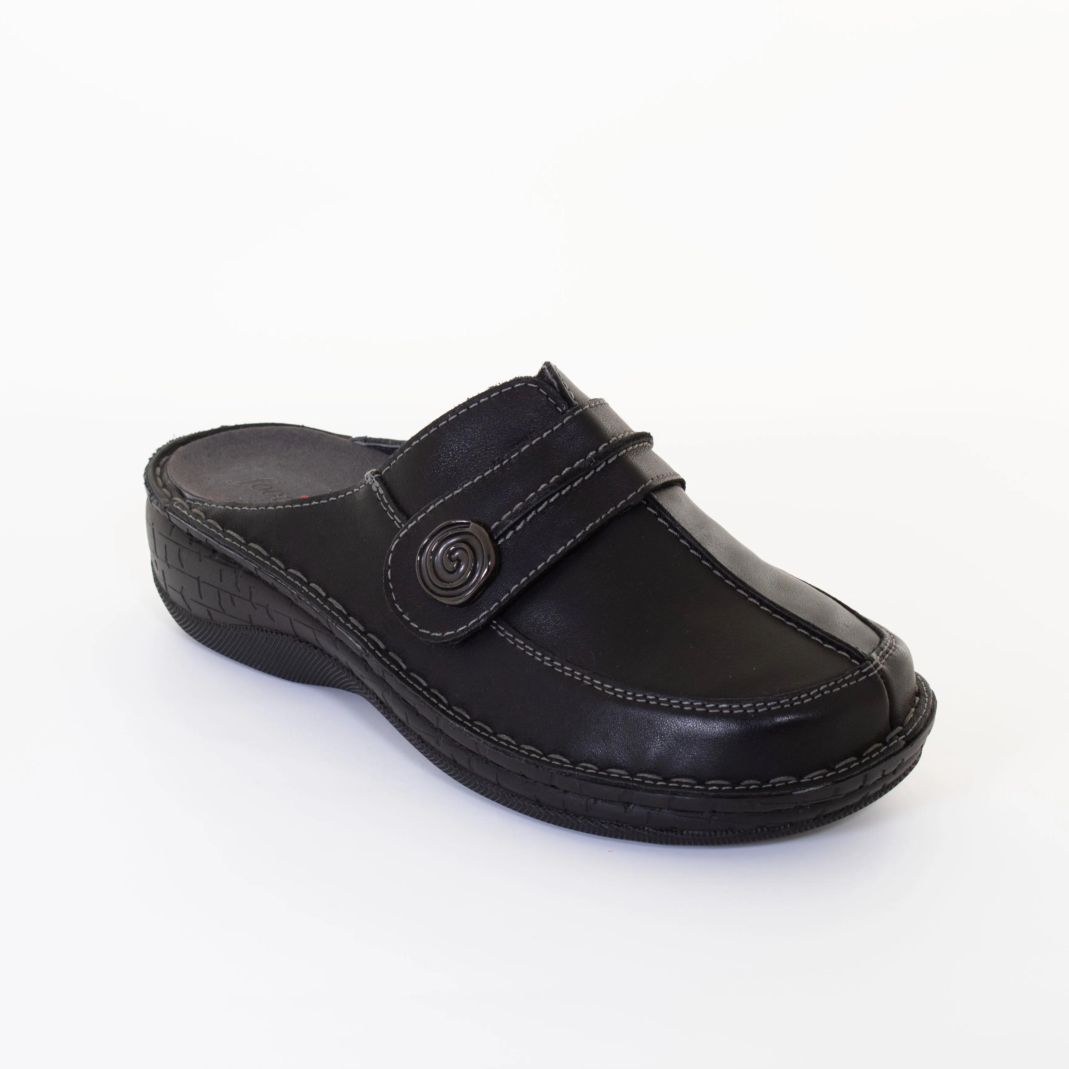 Womens Eliana Leather Clog