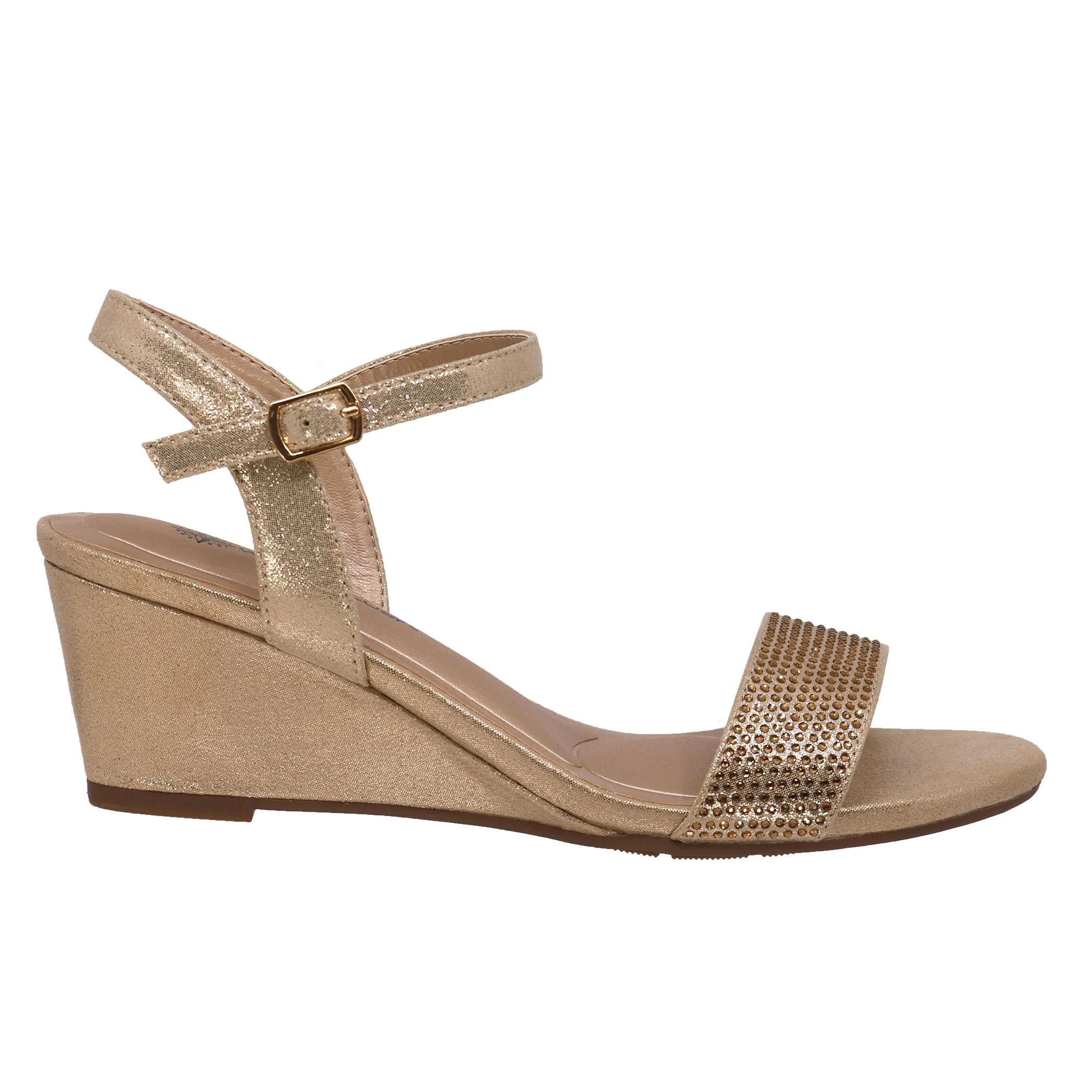 Womens Mia Dress Sling Wedge