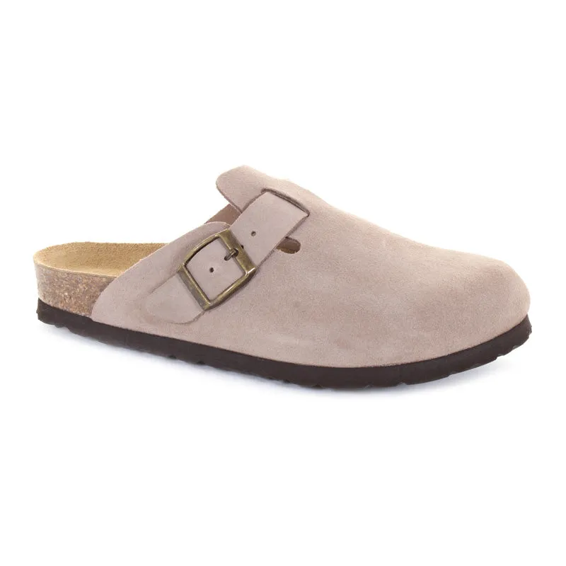 Womens Riva Soft Footbed Nubuck Clog