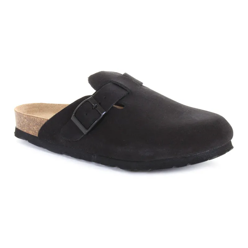 Womens Riva Soft Footbed Nubuck Clog