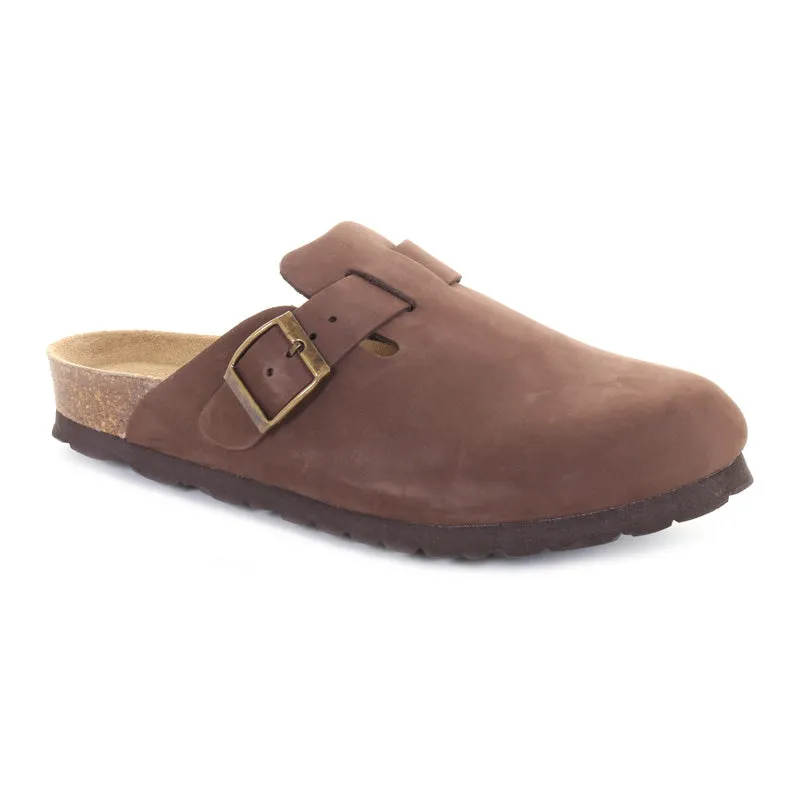 Womens Riva Soft Footbed Nubuck Clog