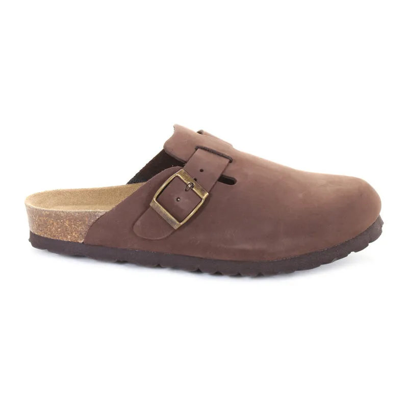 Womens Riva Soft Footbed Nubuck Clog