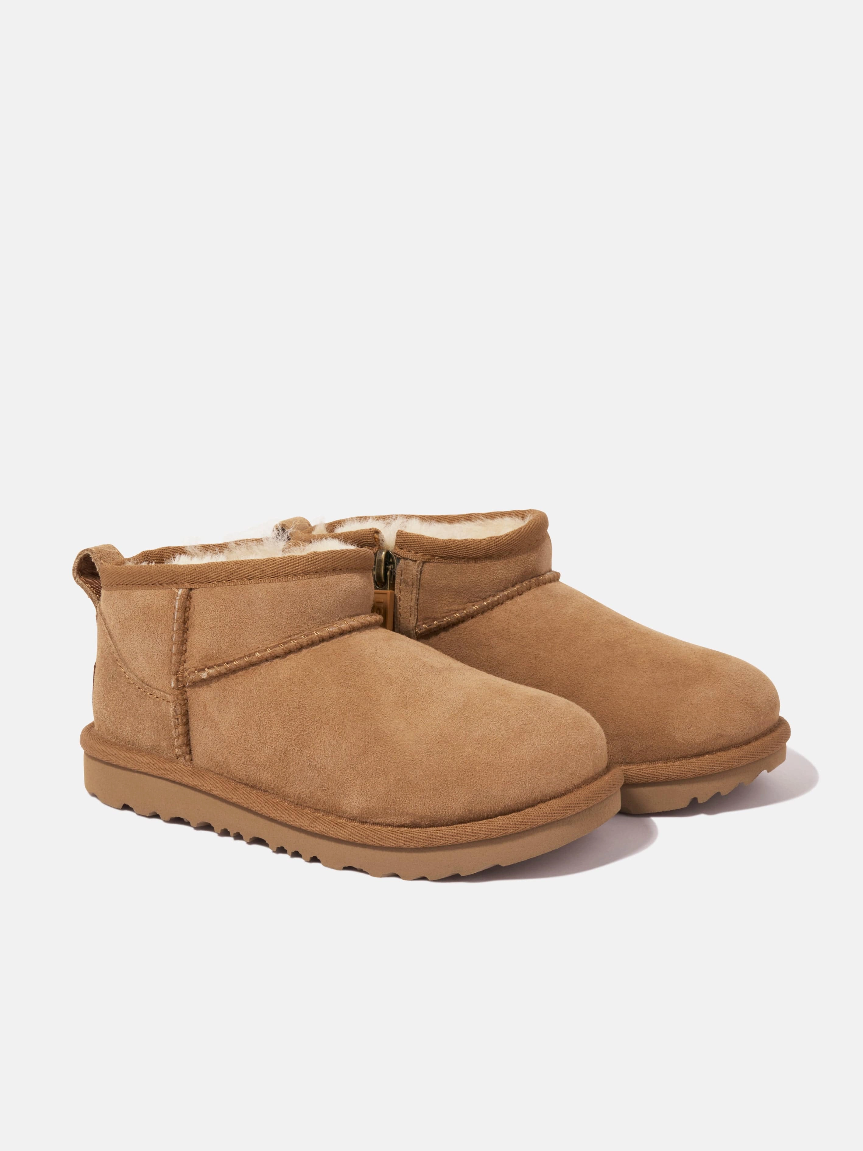 UGG Kids Classic Ultra Mini Boots in Brown WomenS Leather Tote Bag, Flexible Design