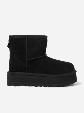 Stay Ahead Of The Trend Workshop discount UGG Girls Classic Mini Platform Boots in Black Featured Service