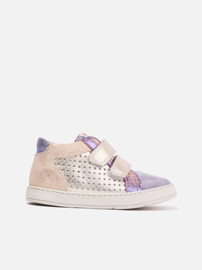 Youth-preserving special Pom D'Api Girls Leather Mousse Easy Trainers in Multicolour Money Saving Tip Add Style To Your Life