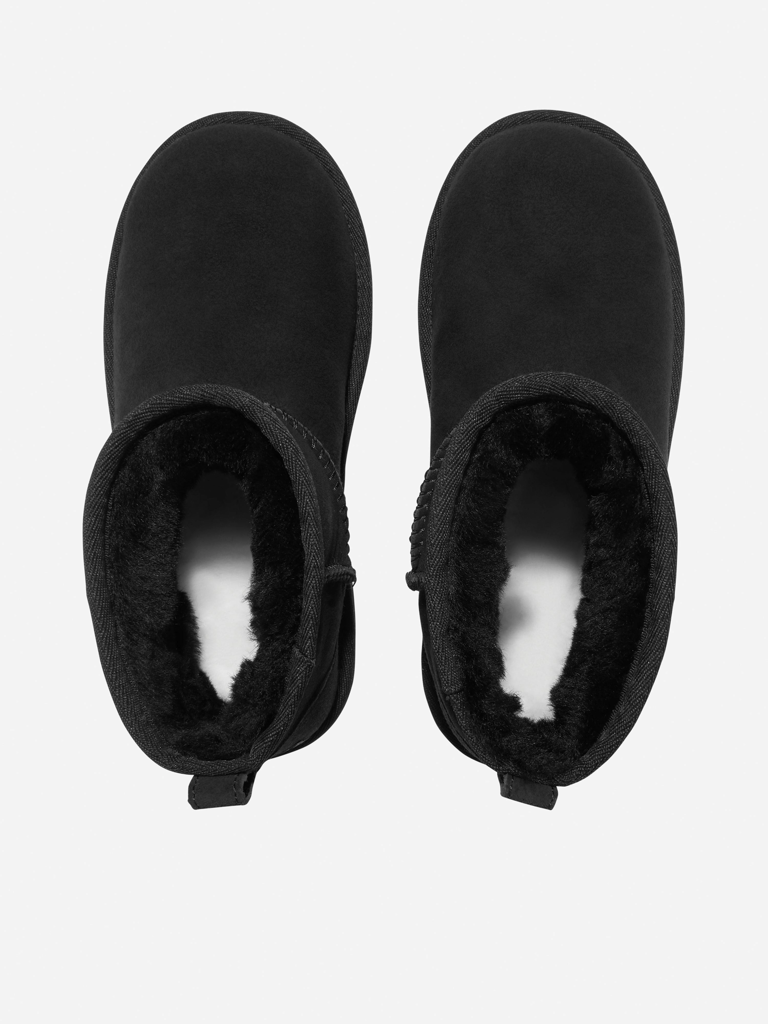 UGG Kids Classic Ultra Mini Boots in Black Your Go-To Gear, Perfect For You, Raffia