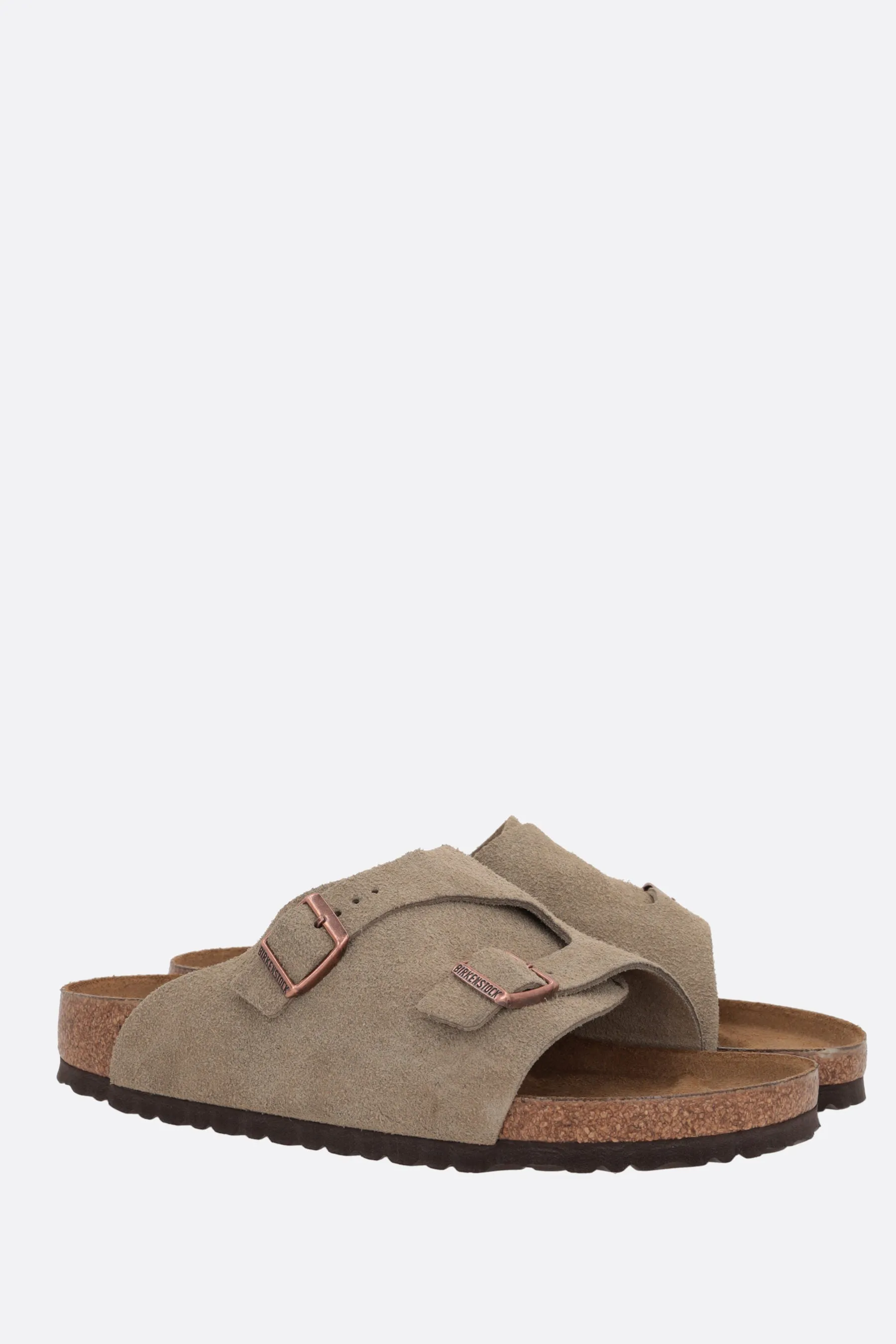 Zrich BS suede flat sandals (Narrow Fit)