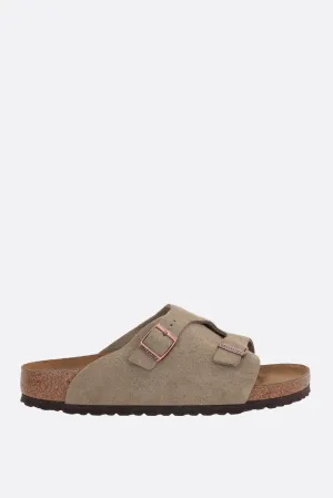 Zrich BS suede flat sandals (Narrow Fit)