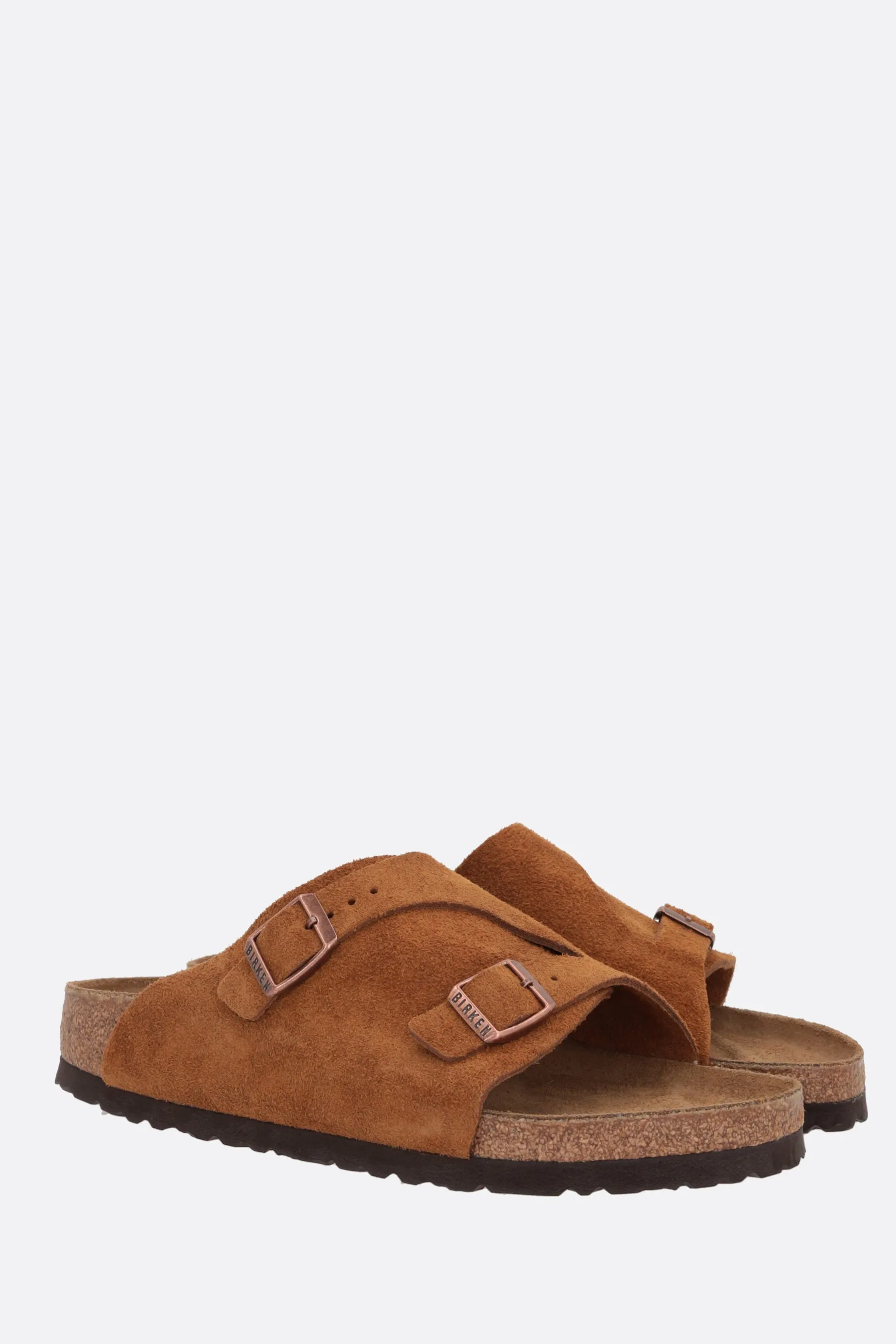 Zrich BS suede flat sandals (Narrow Fit)