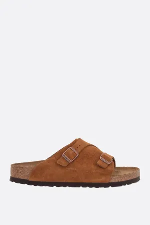 Zrich BS suede flat sandals (Narrow Fit)